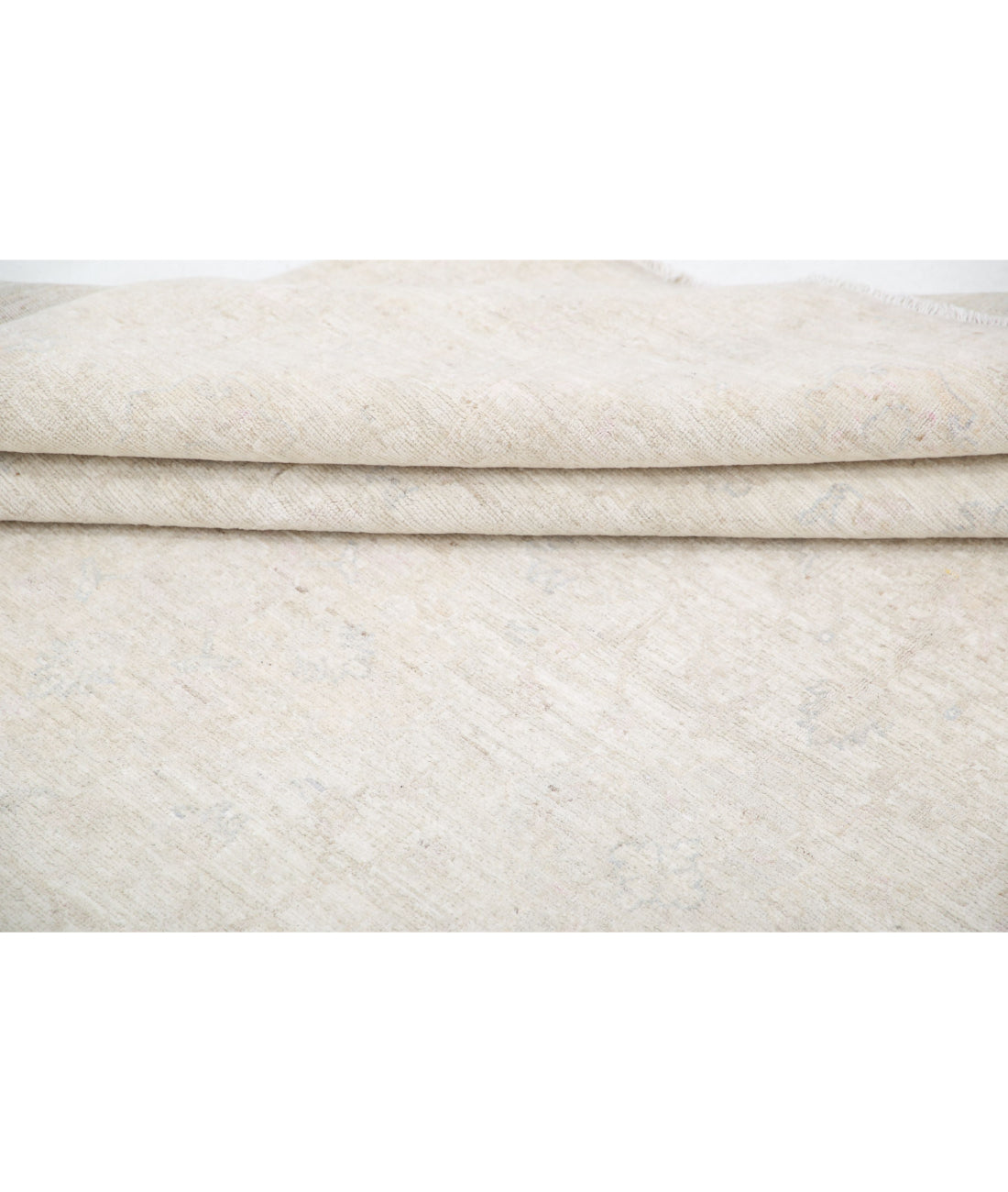 Serenity 8'2'' X 10'1'' Hand-Knotted Wool Rug 8'2'' x 10'1'' (245 X 303) / Ivory / Grey