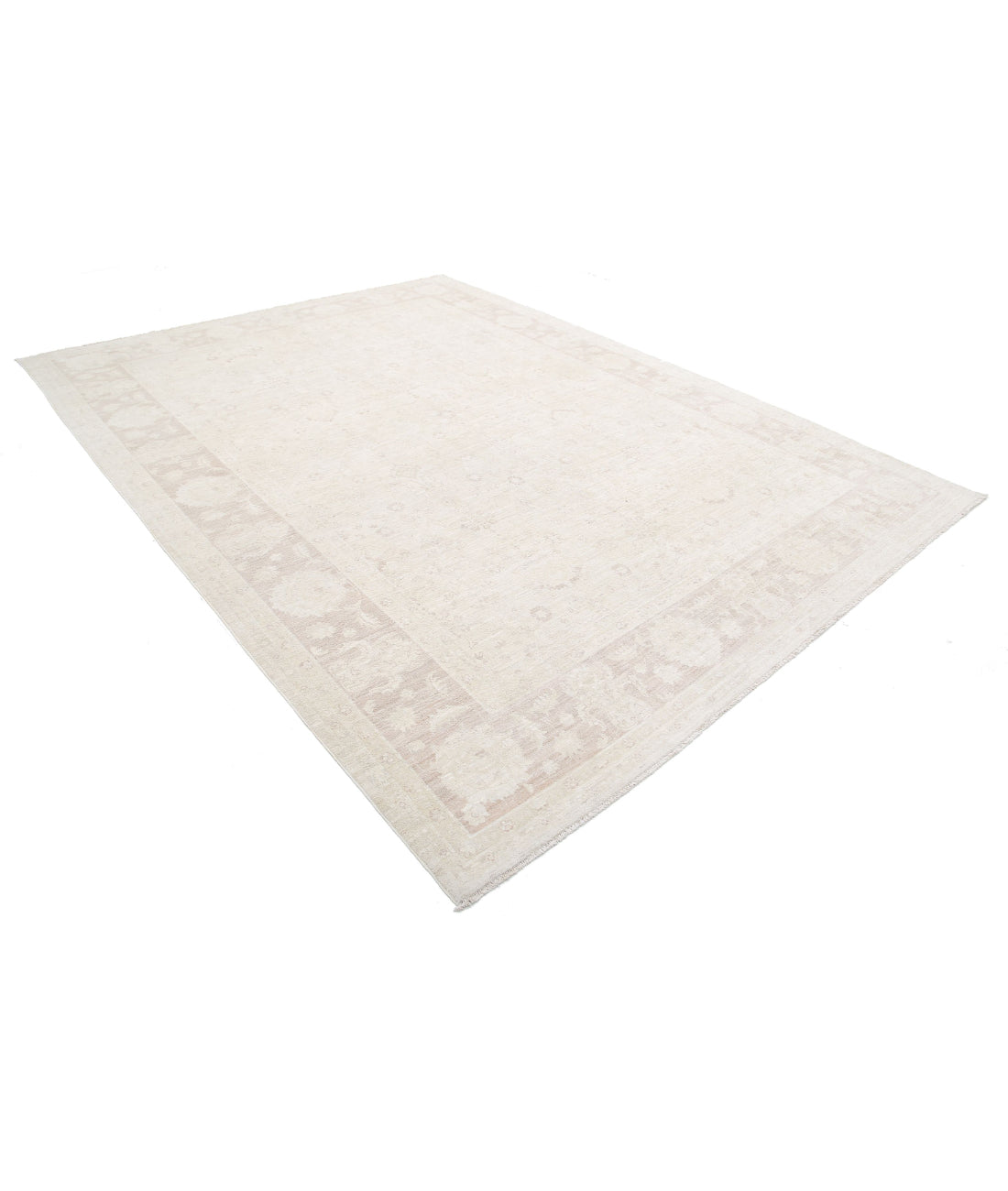 Serenity 8'10'' X 11'8'' Hand-Knotted Wool Rug 8'10'' x 11'8'' (265 X 350) / Ivory / Taupe