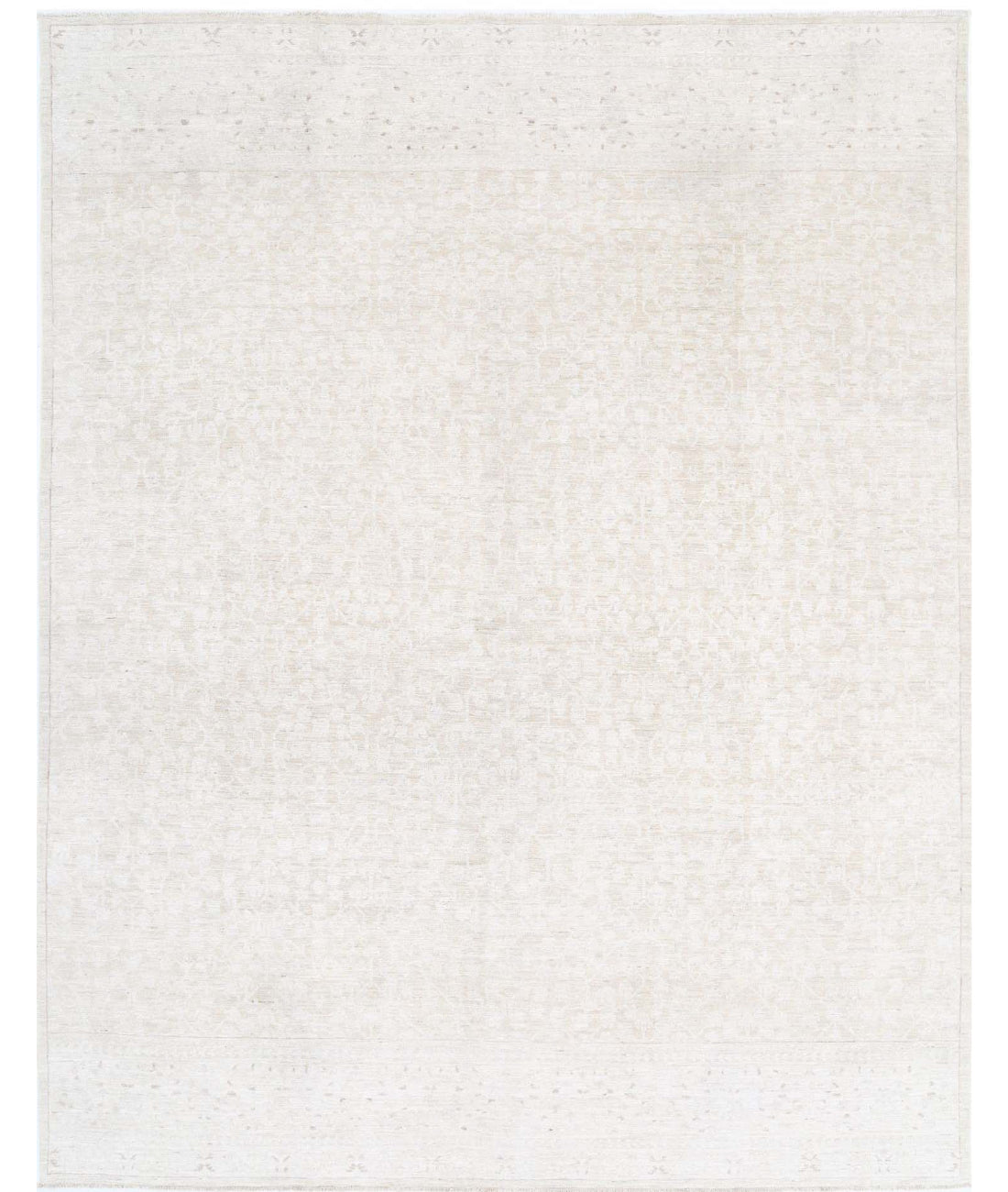 Serenity 7'11'' X 9'10'' Hand-Knotted Wool Rug 7'11'' x 9'10'' (238 X 295) / Ivory / Taupe