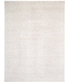 Artemix 12'6'' X 17'1'' Hand-Knotted Wool Rug 12'6'' x 17'1'' (375 X 513) / Ivory / Ivory