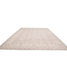 Serenity 13'4'' X 17'6'' Hand-Knotted Wool Rug 13'4'' x 17'6'' (400 X 525) / Grey / Ivory