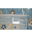 Serenity 13'2'' X 21'7'' Hand-Knotted Wool Rug 13'2'' x 21'7'' (395 X 648) / Blue / Ivory