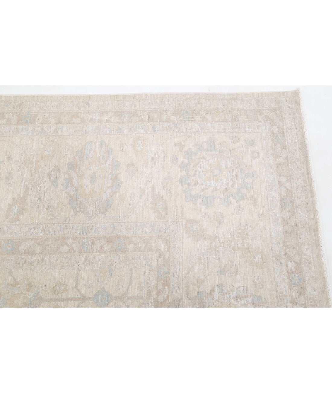 Serenity 11'11'' X 14'6'' Hand-Knotted Wool Rug 11'11'' x 14'6'' (358 X 435) / Ivory / Ivory