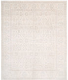 Serenity 11'11'' X 14'6'' Hand-Knotted Wool Rug 11'11'' x 14'6'' (358 X 435) / Ivory / Ivory