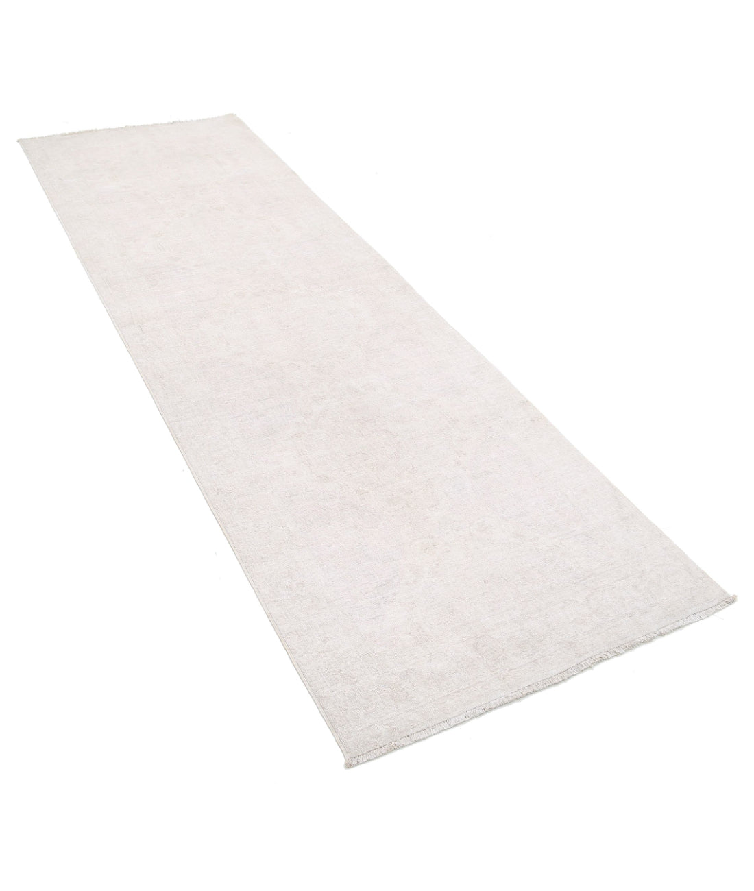 Serenity 2'11'' X 9'2'' Hand-Knotted Wool Rug 2'11'' x 9'2'' (88 X 275) / Pink / Ivory