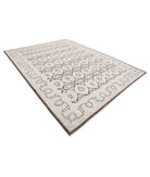 Serenity 8'11'' X 11'8'' Hand-Knotted Wool Rug 8'11'' x 11'8'' (268 X 350) / Brown / Ivory