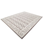 Serenity 8'11'' X 11'8'' Hand-Knotted Wool Rug 8'11'' x 11'8'' (268 X 350) / Brown / Ivory