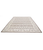 Serenity 8'11'' X 11'8'' Hand-Knotted Wool Rug 8'11'' x 11'8'' (268 X 350) / Brown / Ivory