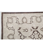 Serenity 8'11'' X 11'8'' Hand-Knotted Wool Rug 8'11'' x 11'8'' (268 X 350) / Brown / Ivory