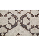 Serenity 8'11'' X 11'8'' Hand-Knotted Wool Rug 8'11'' x 11'8'' (268 X 350) / Brown / Ivory