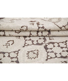 Serenity 8'11'' X 11'8'' Hand-Knotted Wool Rug 8'11'' x 11'8'' (268 X 350) / Brown / Ivory