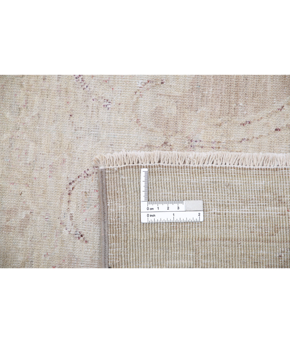 Serenity 7'9'' X 9'6'' Hand-Knotted Wool Rug 7'9'' x 9'6'' (233 X 285) / Ivory / Taupe