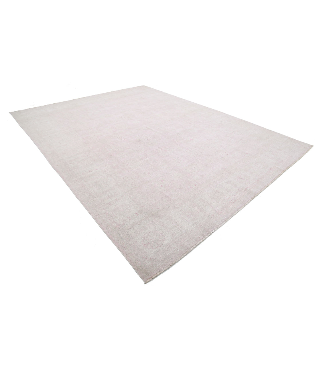 Serenity 9'10'' X 12'7'' Hand-Knotted Wool Rug 9'10'' x 12'7'' (295 X 378) / Pink / Ivory