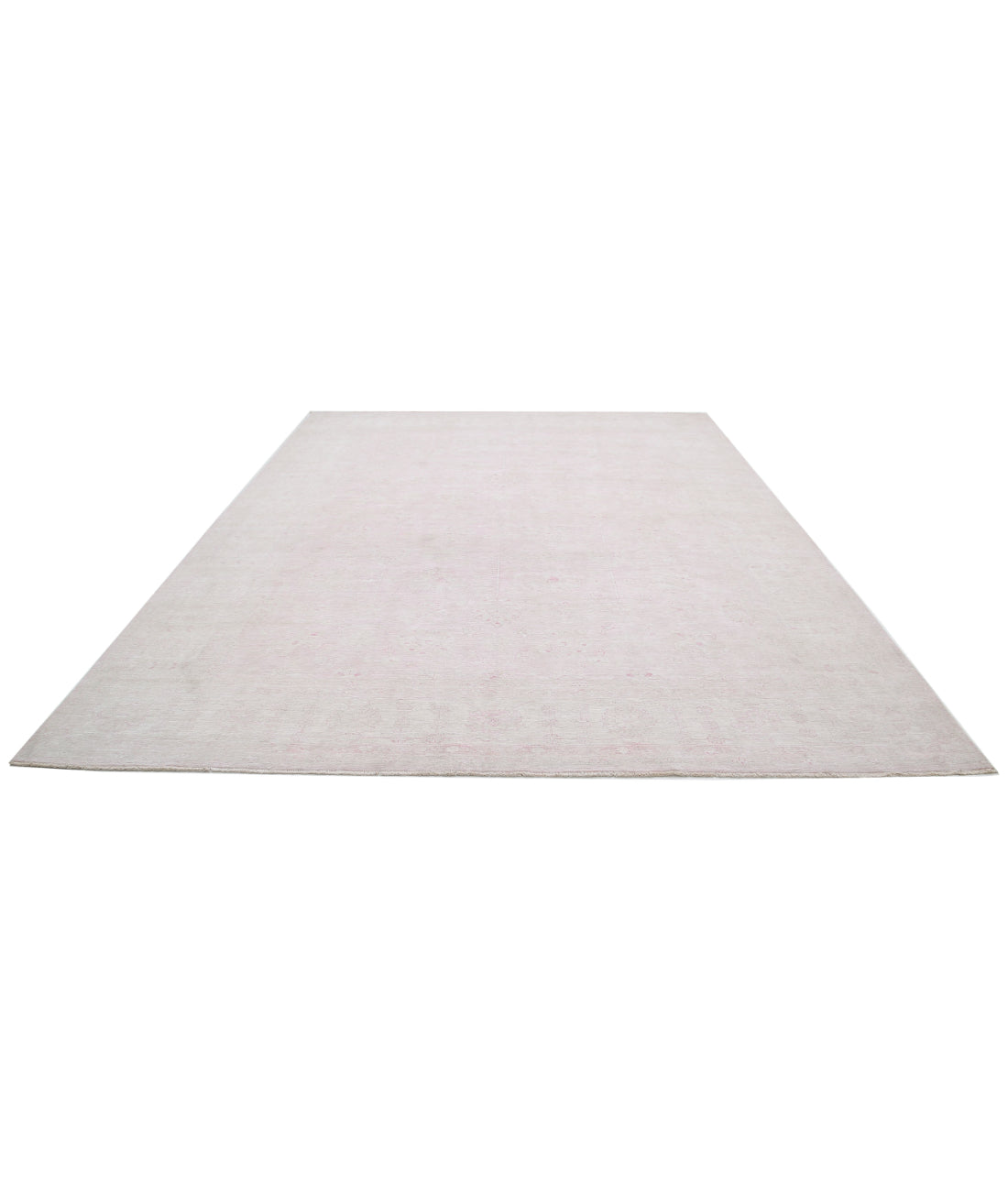 Serenity 9'10'' X 12'7'' Hand-Knotted Wool Rug 9'10'' x 12'7'' (295 X 378) / Pink / Ivory