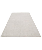 Serenity 5'9'' X 8'7'' Hand-Knotted Wool Rug 5'9'' x 8'7'' (173 X 258) / Ivory / Grey