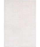 Serenity 5'9'' X 8'7'' Hand-Knotted Wool Rug 5'9'' x 8'7'' (173 X 258) / Ivory / Grey