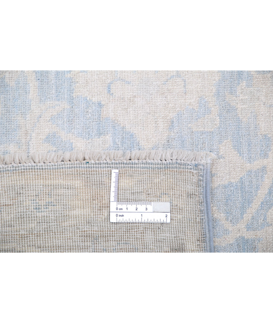 Serenity 6'0'' X 8'7'' Hand-Knotted Wool Rug 6'0'' x 8'7'' (180 X 258) / Blue / Ivory