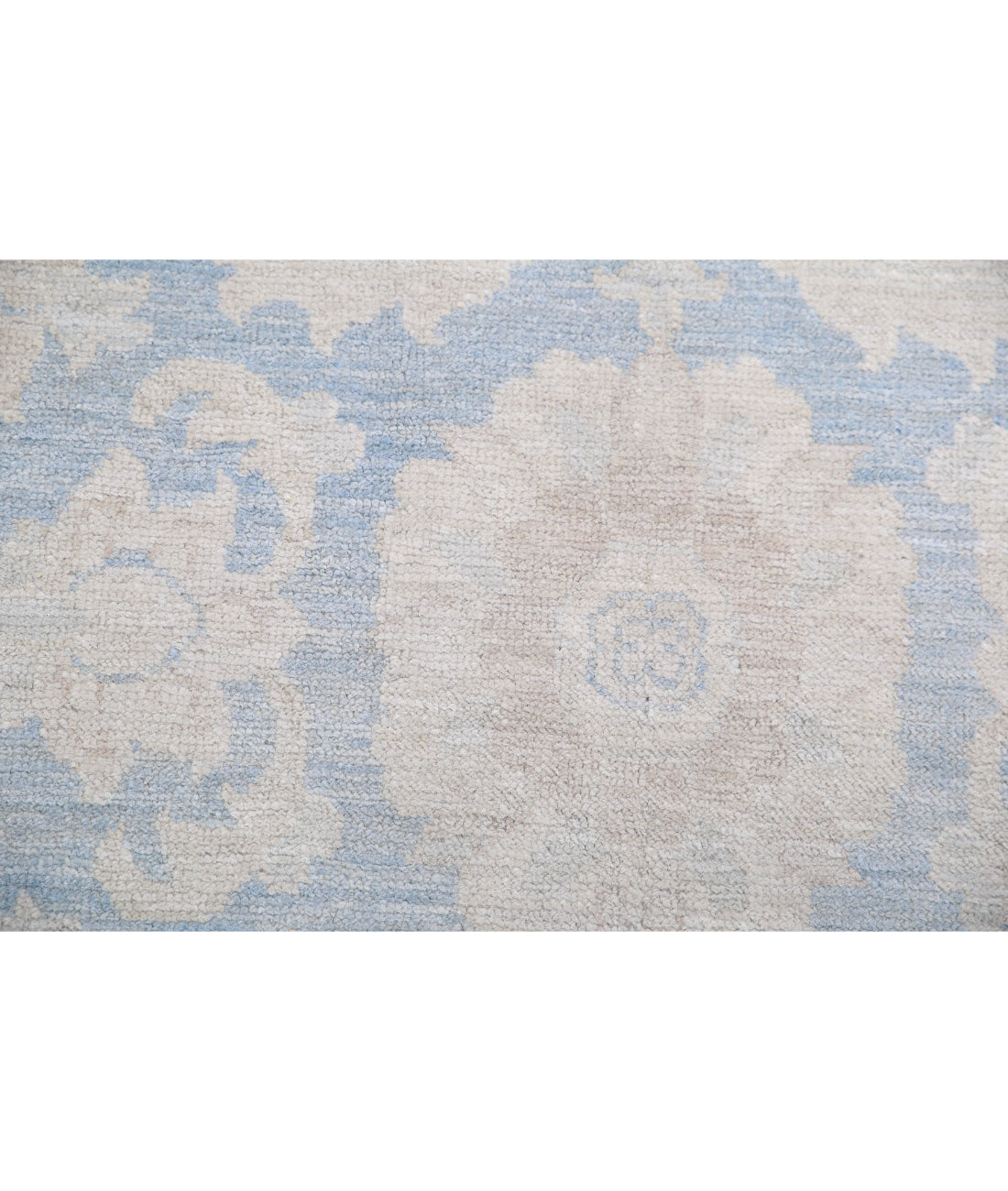 Serenity 6'0'' X 8'7'' Hand-Knotted Wool Rug 6'0'' x 8'7'' (180 X 258) / Blue / Ivory