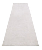 Serenity 3'0'' X 10'1'' Hand-Knotted Wool Rug 3'0'' x 10'1'' (90 X 303) / Taupe / Ivory