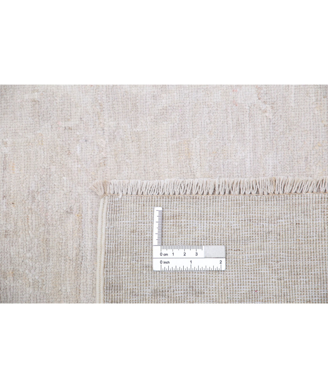 Serenity 3'0'' X 10'1'' Hand-Knotted Wool Rug 3'0'' x 10'1'' (90 X 303) / Taupe / Ivory