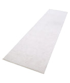 Serenity 3'0'' X 11'0'' Hand-Knotted Wool Rug 3'0'' x 11'0'' (90 X 330) / Grey / Ivory