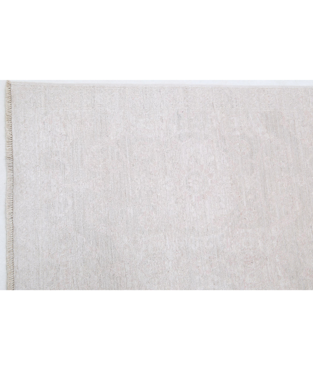 Serenity 3'0'' X 11'0'' Hand-Knotted Wool Rug 3'0'' x 11'0'' (90 X 330) / Grey / Ivory