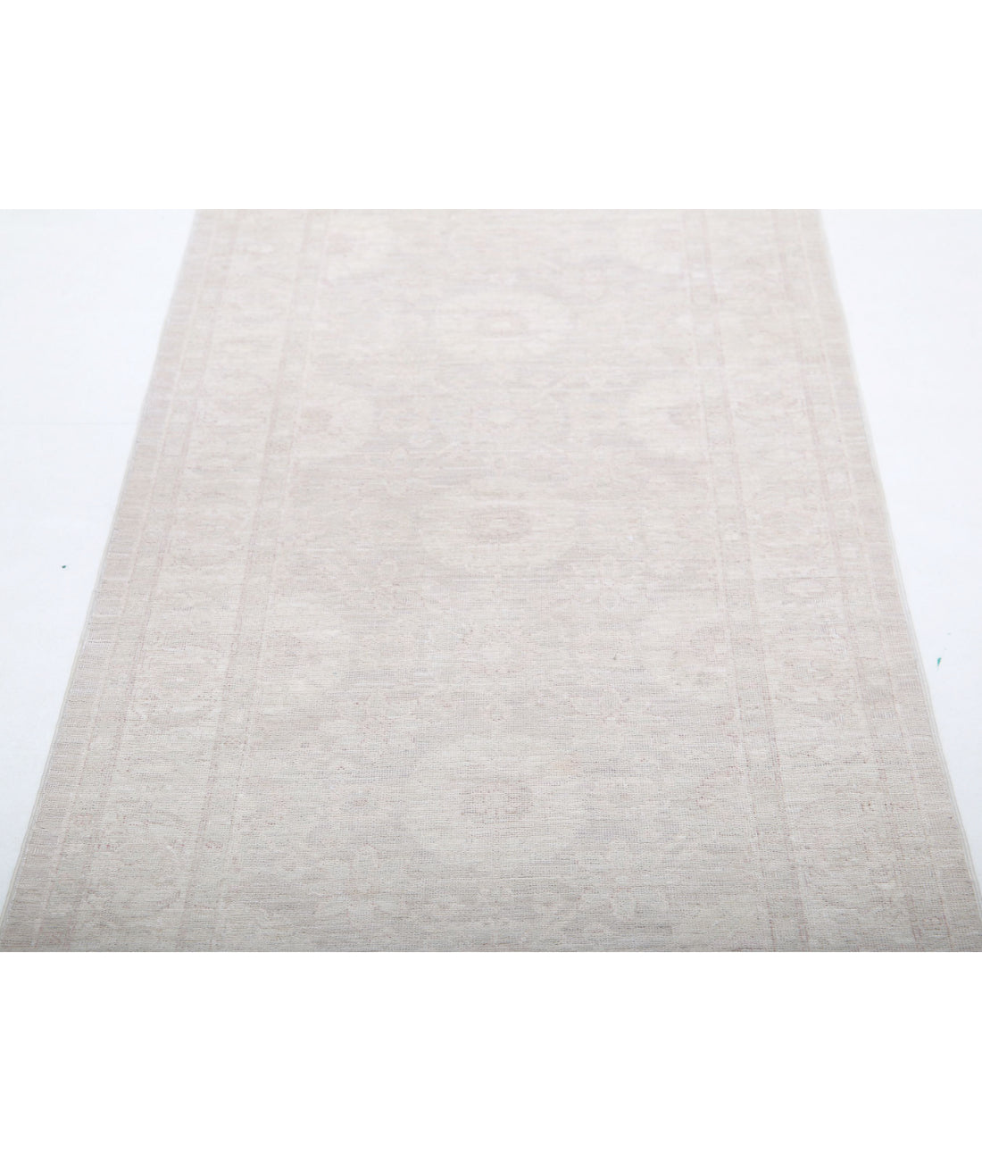 Serenity 2'9'' X 10'2'' Hand-Knotted Wool Rug 2'9'' x 10'2'' (83 X 305) / Grey / Ivory