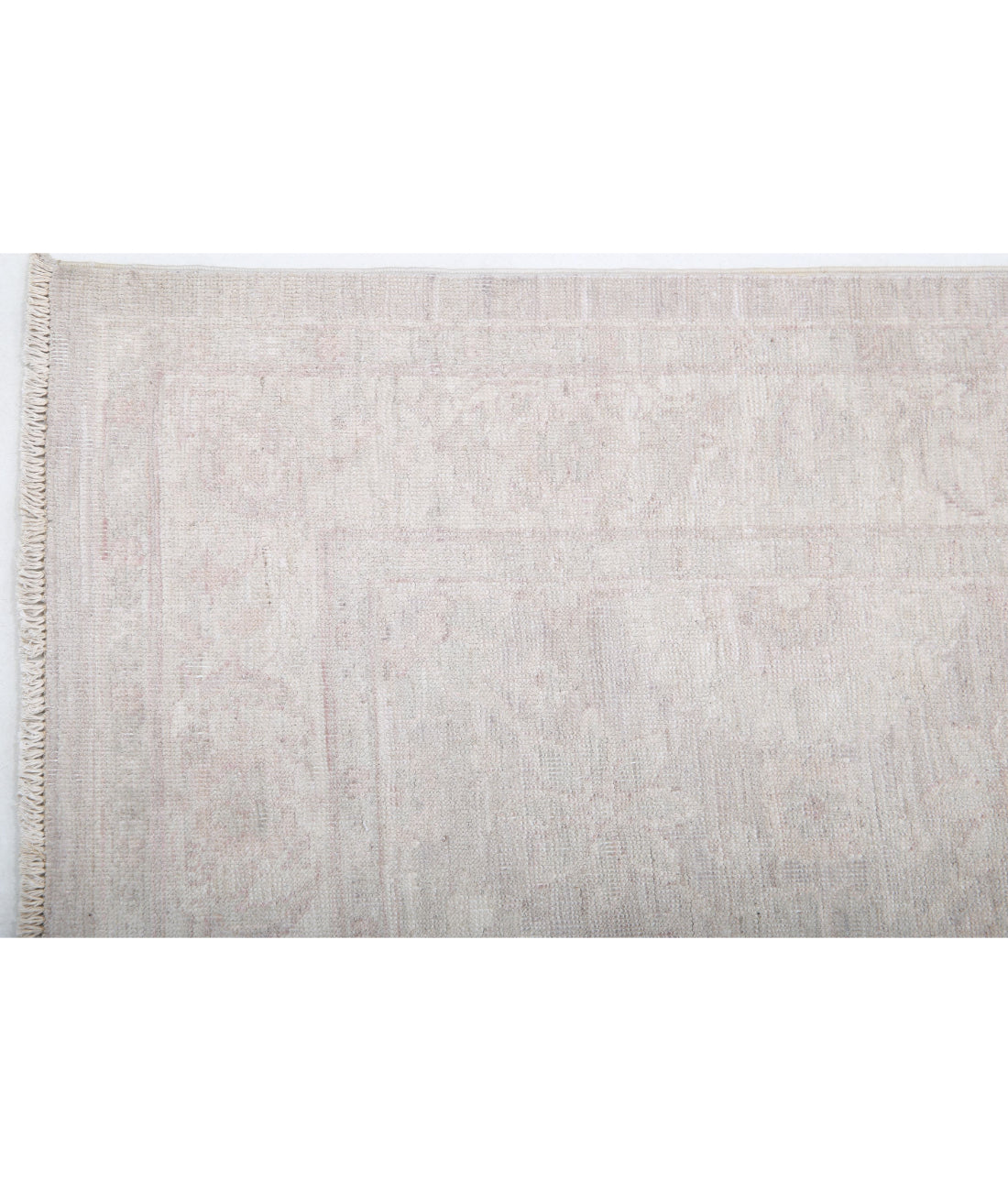 Serenity 2'9'' X 10'2'' Hand-Knotted Wool Rug 2'9'' x 10'2'' (83 X 305) / Grey / Ivory