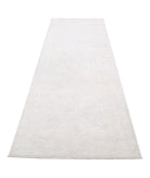 Serenity 3'3'' X 10'2'' Hand-Knotted Wool Rug 3'3'' x 10'2'' (98 X 305) / Grey / Ivory