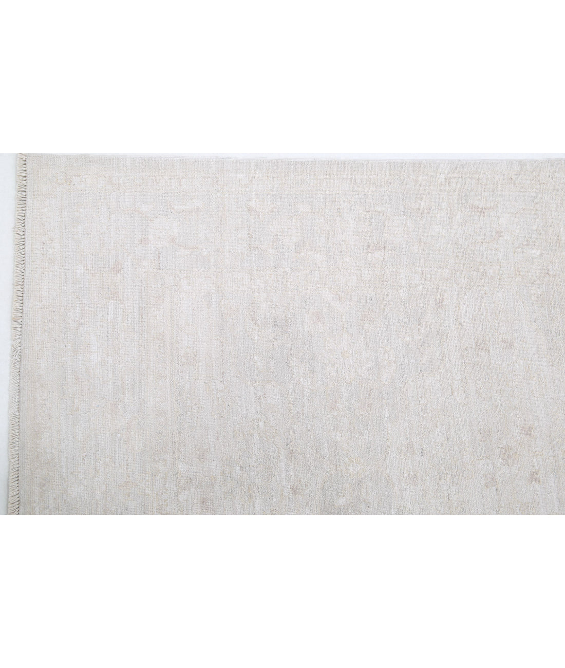 Serenity 3'3'' X 10'2'' Hand-Knotted Wool Rug 3'3'' x 10'2'' (98 X 305) / Grey / Ivory