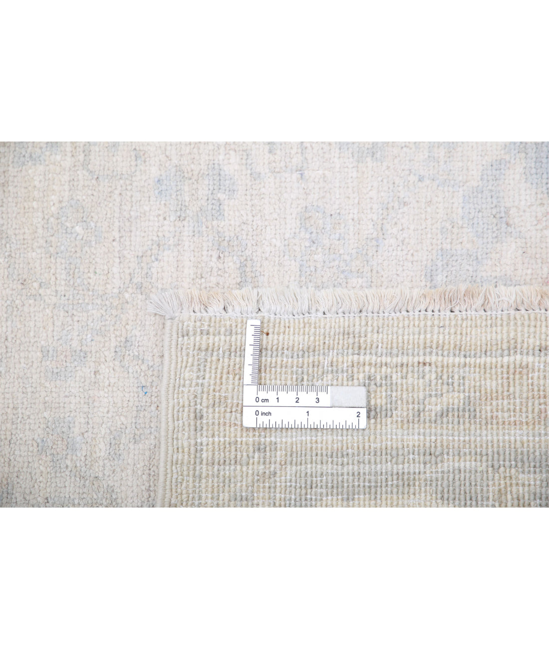 Serenity 2'11'' X 9'11'' Hand-Knotted Wool Rug 2'11'' x 9'11'' (88 X 298) / Ivory / Grey