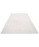 Serenity 6'7'' X 9'4'' Hand-Knotted Wool Rug 6'7'' x 9'4'' (198 X 280) / Ivory / Grey