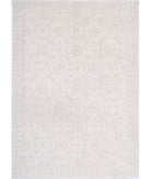 Serenity 6'7'' X 9'4'' Hand-Knotted Wool Rug 6'7'' x 9'4'' (198 X 280) / Ivory / Grey