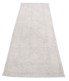 Serenity 2'8'' X 8'0'' Hand-Knotted Wool Rug 2'8'' x 8'0'' (80 X 240) / Ivory / Taupe