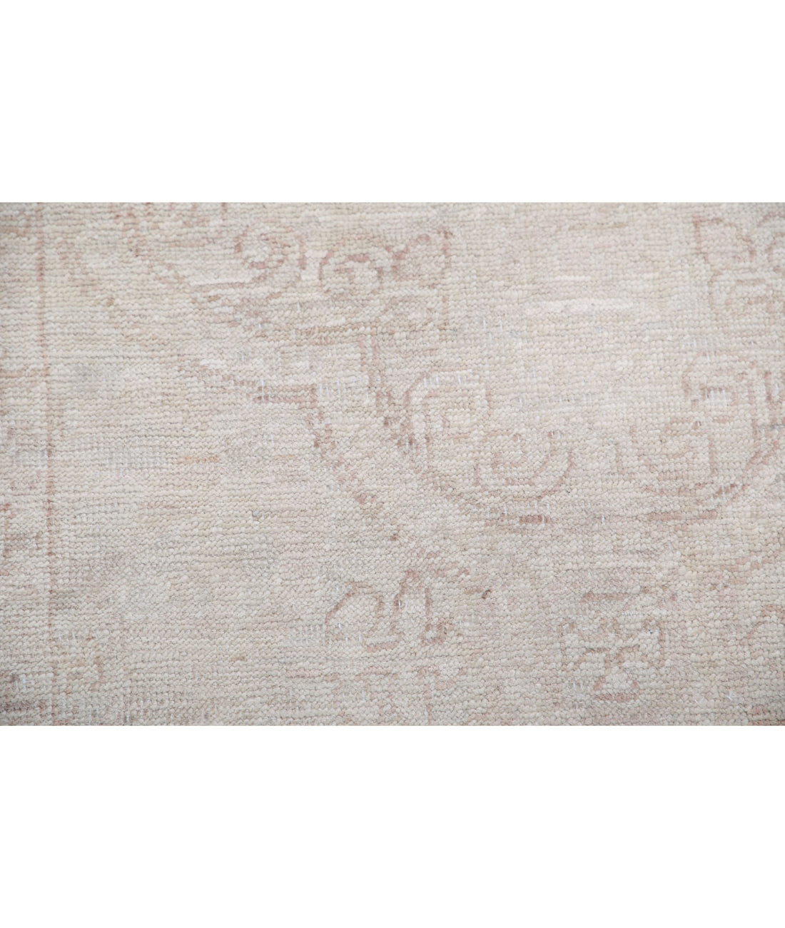 Serenity 2'8'' X 8'0'' Hand-Knotted Wool Rug 2'8'' x 8'0'' (80 X 240) / Ivory / Taupe