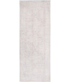 Serenity 2'8'' X 8'0'' Hand-Knotted Wool Rug 2'8'' x 8'0'' (80 X 240) / Ivory / Taupe