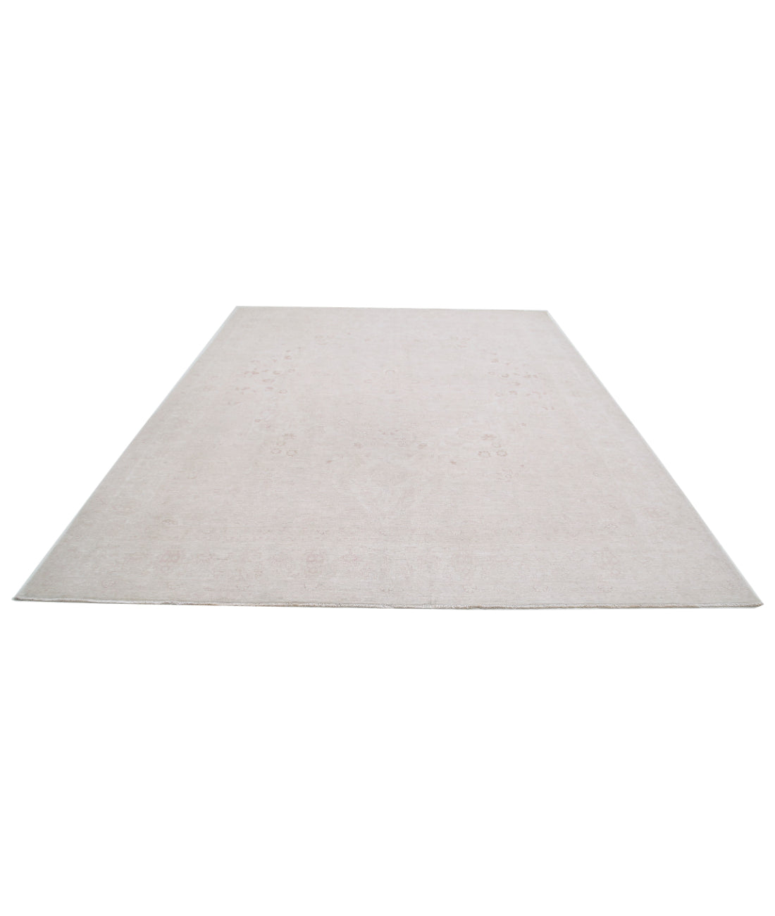 Serenity 8'9'' X 11'3'' Hand-Knotted Wool Rug 8'9'' x 11'3'' (263 X 338) / Ivory / Ivory