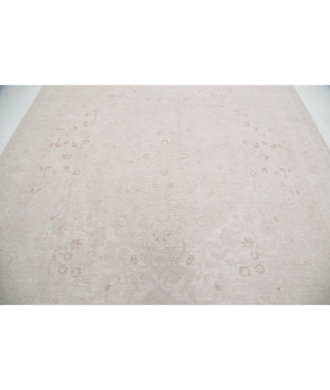 Serenity 8'9'' X 11'3'' Hand-Knotted Wool Rug 8'9'' x 11'3'' (263 X 338) / Ivory / Ivory