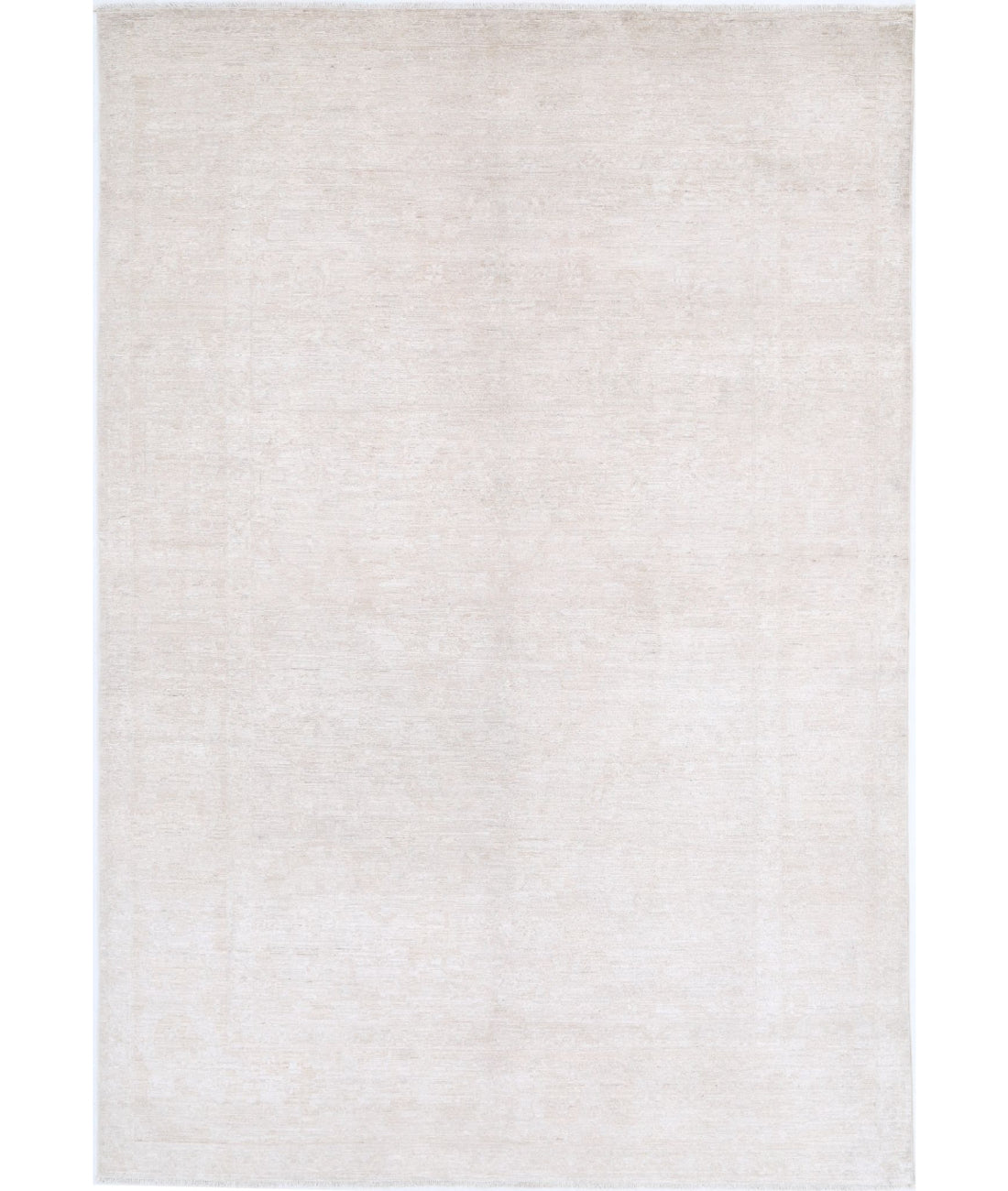 Serenity 5'11'' X 8'9'' Hand-Knotted Wool Rug 5'11'' x 8'9'' (178 X 263) / Ivory / Ivory