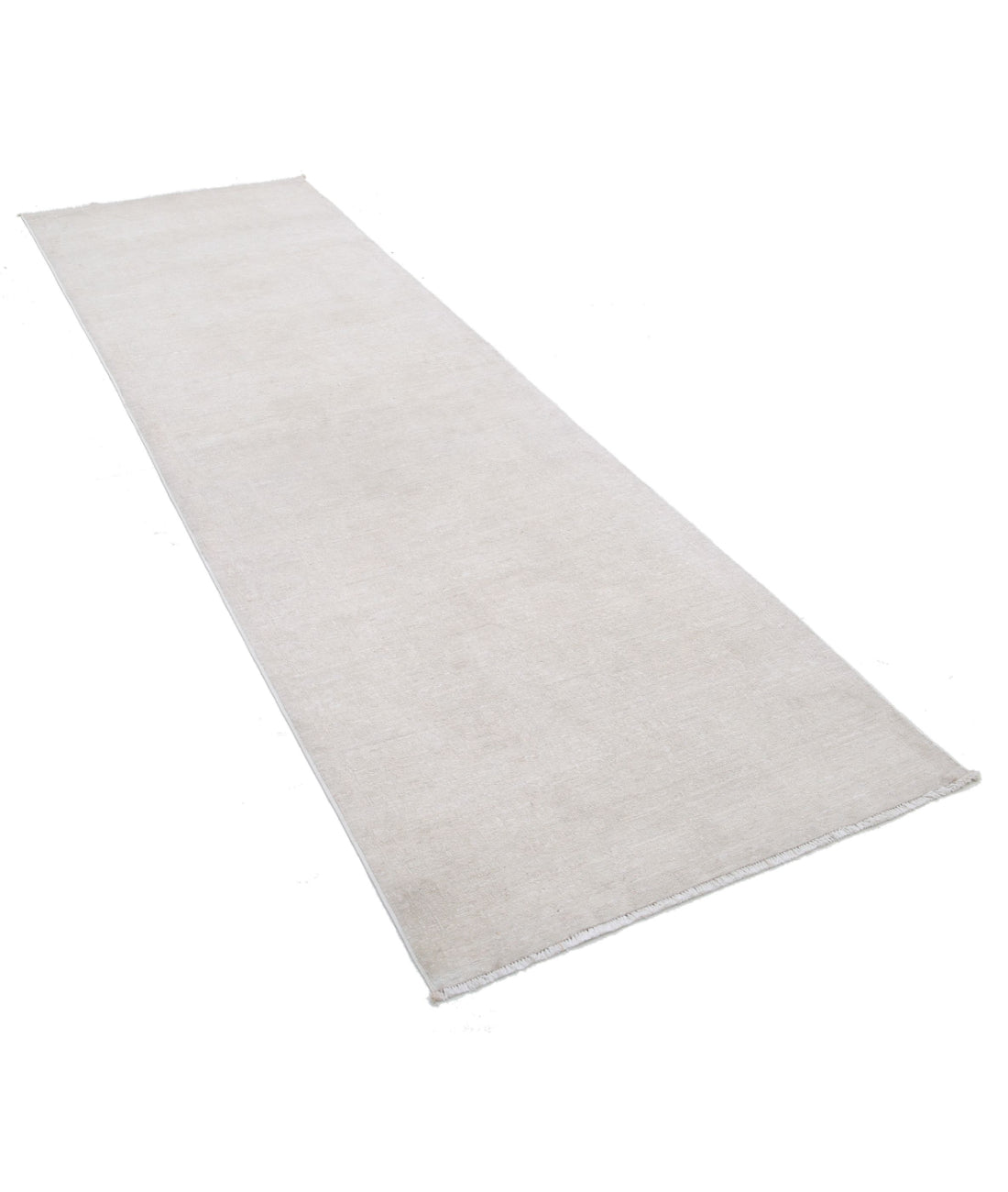 Serenity 3'2'' X 9'10'' Hand-Knotted Wool Rug 3'2'' x 9'10'' (95 X 295) / Ivory / Ivory