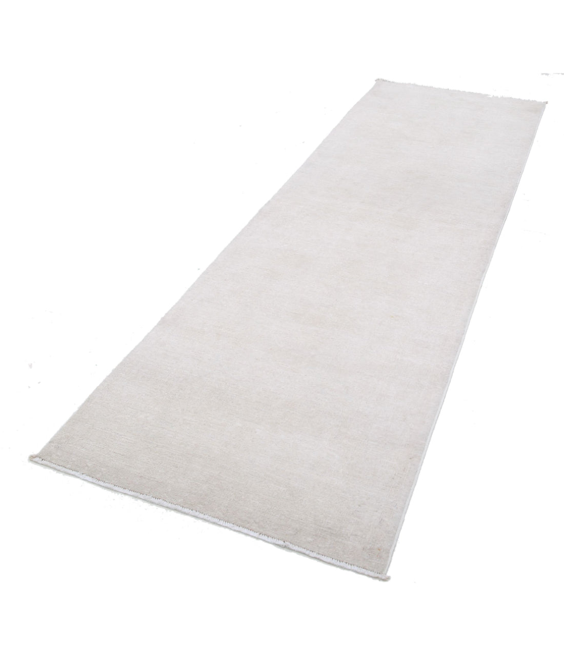 Serenity 3'2'' X 9'10'' Hand-Knotted Wool Rug 3'2'' x 9'10'' (95 X 295) / Ivory / Ivory