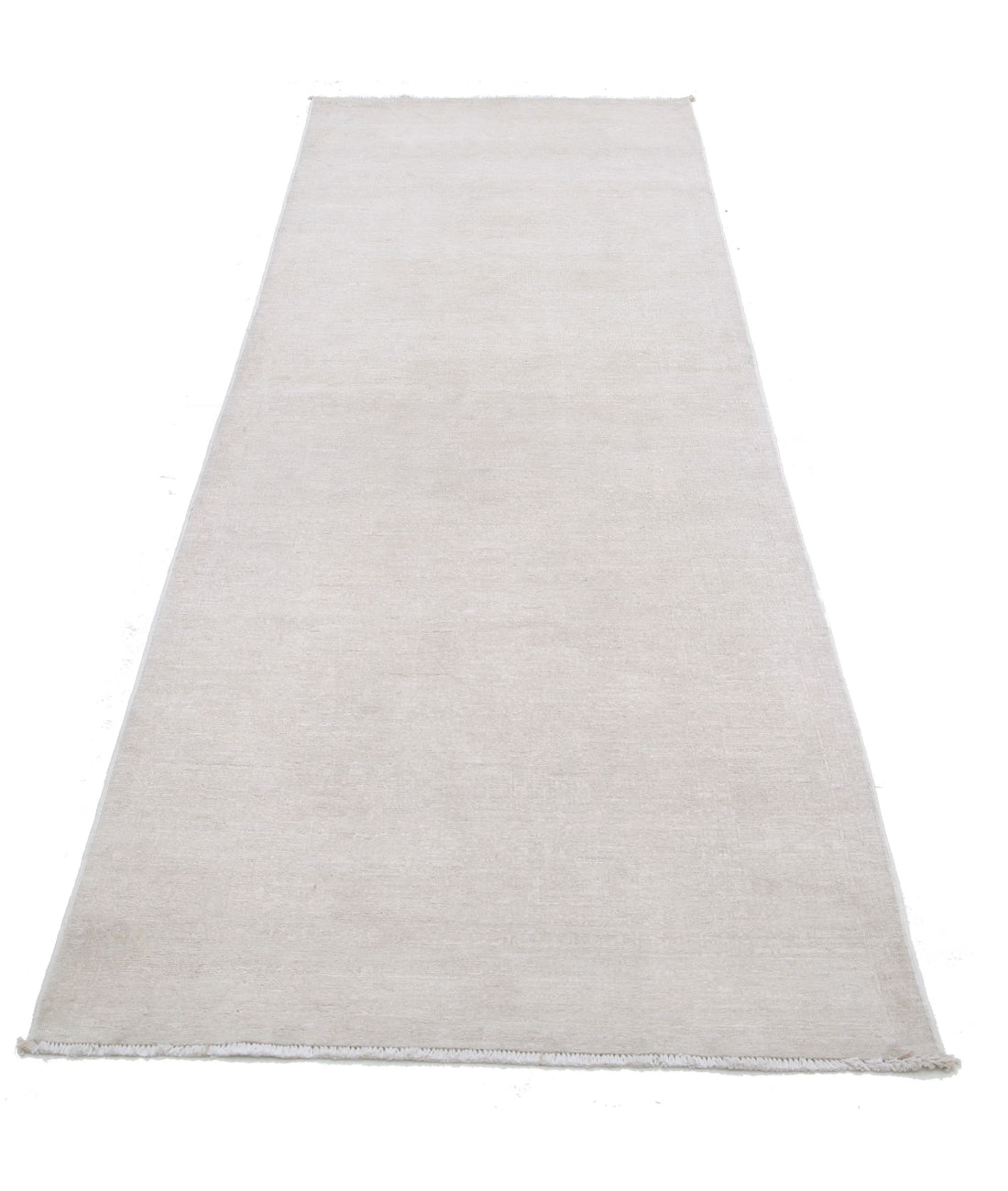 Serenity 3'2'' X 9'10'' Hand-Knotted Wool Rug 3'2'' x 9'10'' (95 X 295) / Ivory / Ivory