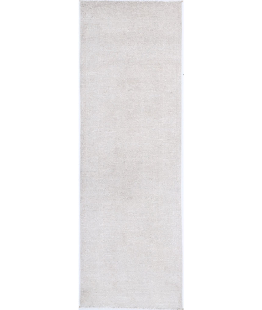 Serenity 3'2'' X 9'10'' Hand-Knotted Wool Rug 3'2'' x 9'10'' (95 X 295) / Ivory / Ivory