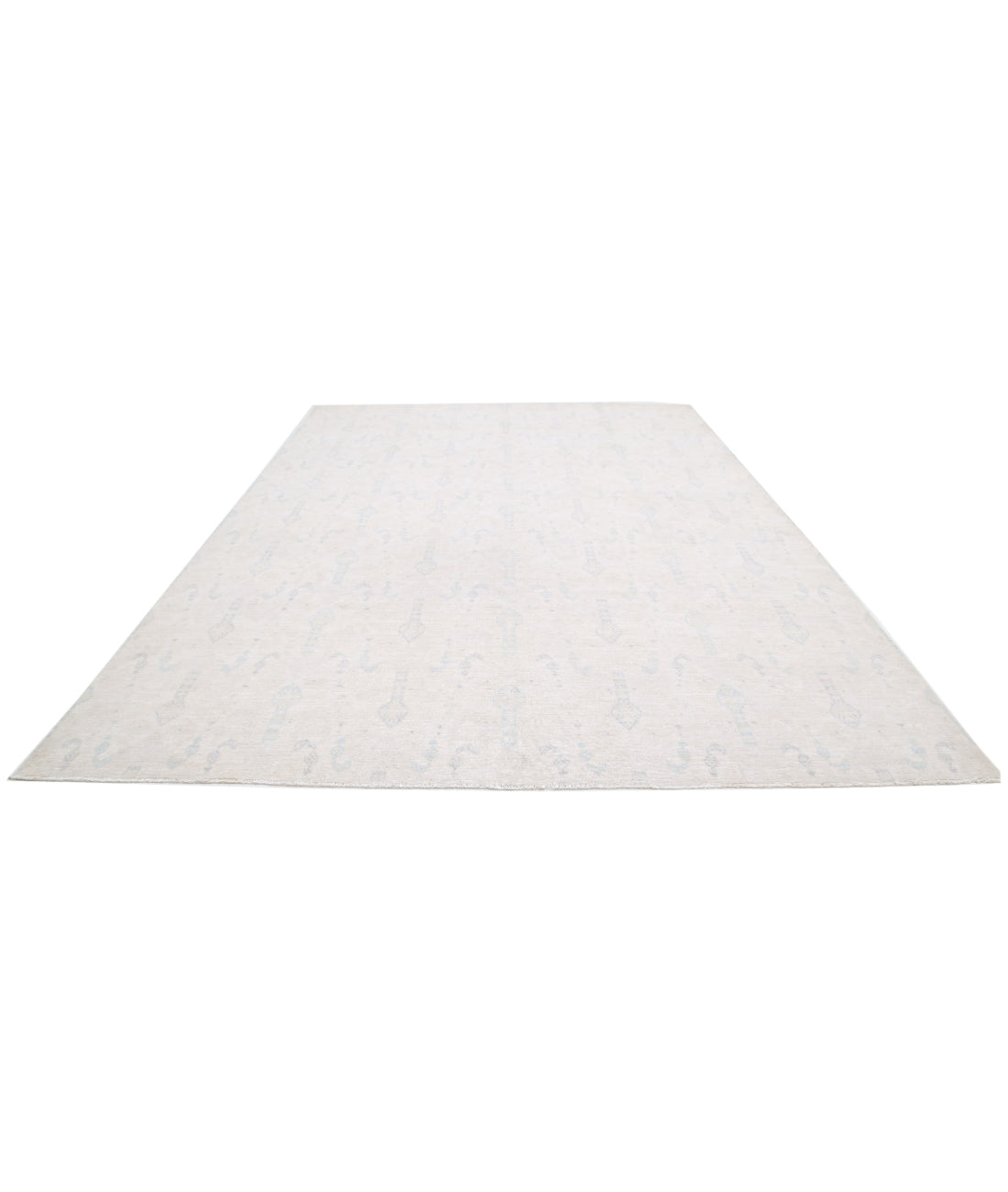 Serenity 9'10'' X 14'2'' Hand-Knotted Wool Rug 9'10'' x 14'2'' (295 X 425) / Ivory / Ivory