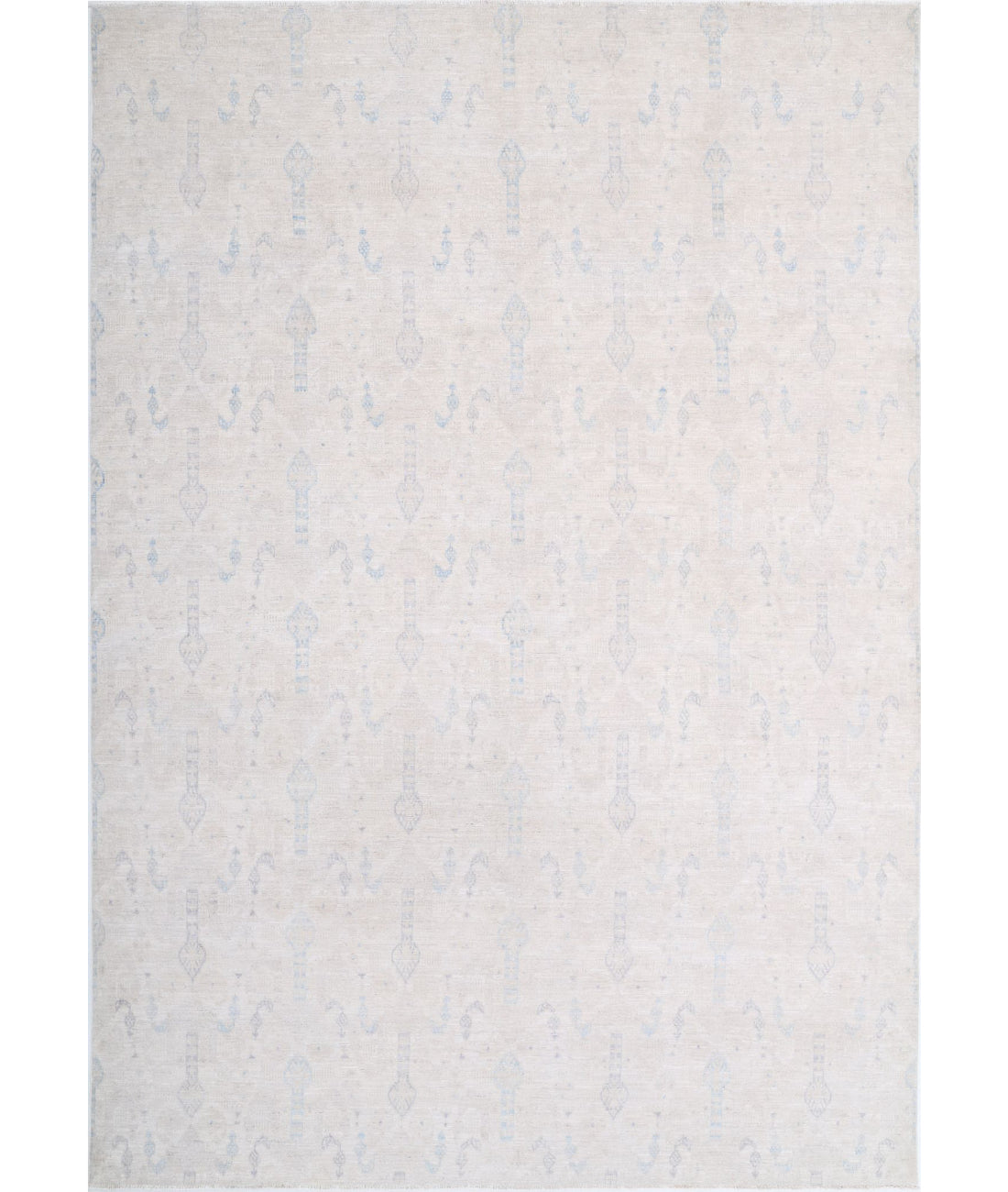 Serenity 9'10'' X 14'2'' Hand-Knotted Wool Rug 9'10'' x 14'2'' (295 X 425) / Ivory / Ivory