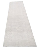 Serenity 2'10'' X 10'0'' Hand-Knotted Wool Rug 2'10'' x 10'0'' (85 X 300) / Grey / Ivory