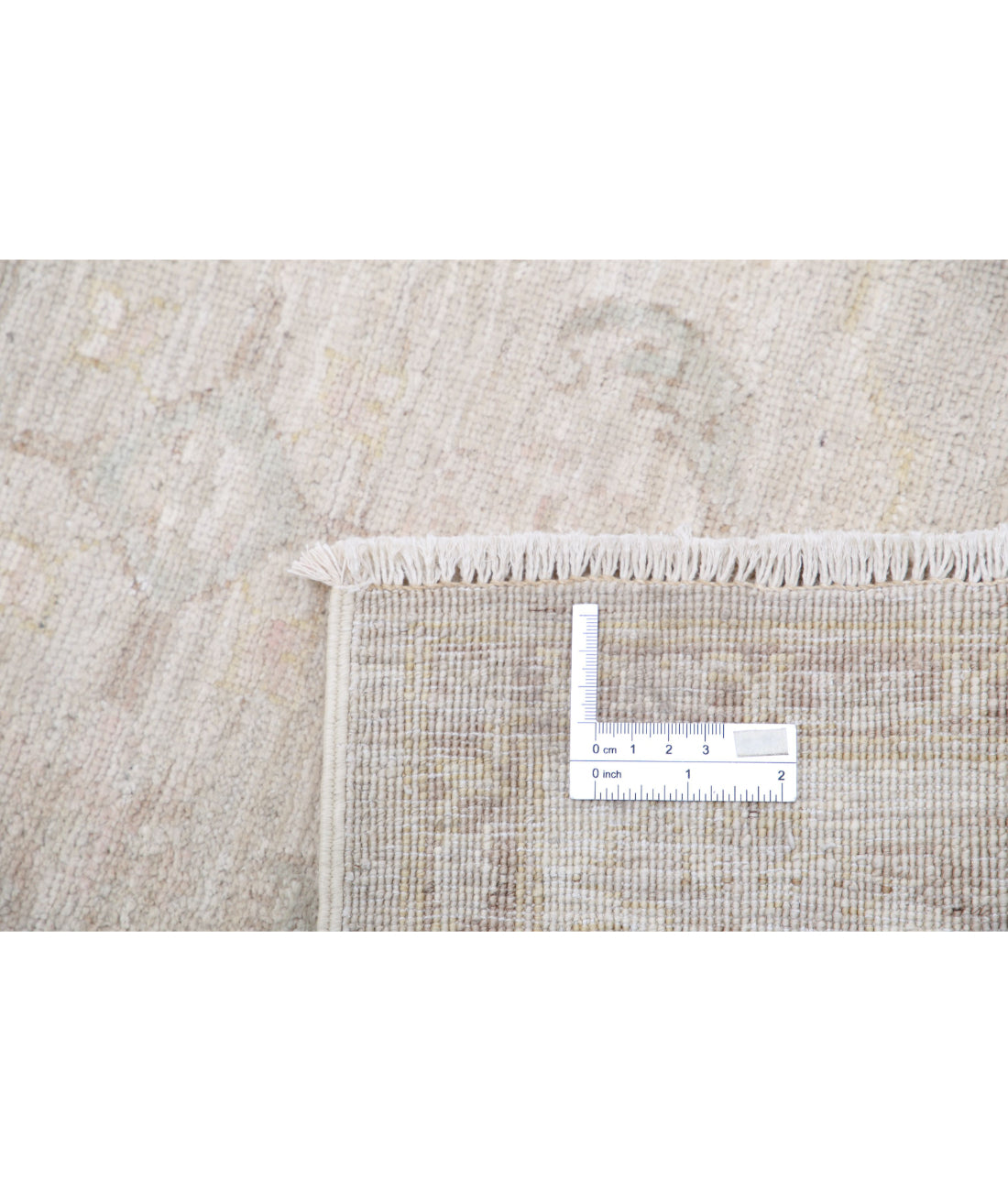 Serenity 3'4'' X 9'10'' Hand-Knotted Wool Rug 3'4'' x 9'10'' (100 X 295) / Ivory / Taupe