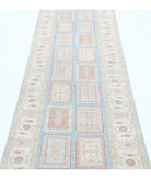 Serenity 2'7'' X 10'1'' Hand-Knotted Wool Rug 2'7'' x 10'1'' (78 X 303) / Blue / Ivory