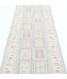 Bakhtiari 2'7'' X 9'7'' Hand-Knotted Wool Rug 2'7'' x 9'7'' (78 X 288) / Blue / Ivory