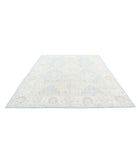 Serenity 8'0'' X 9'9'' Hand-Knotted Wool Rug 8'0'' x 9'9'' (240 X 293) / Blue / Ivory